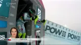 První jízda Capové ve slalomu v Levi