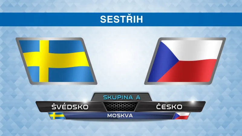Sestřih utkání Švédsko - Česko