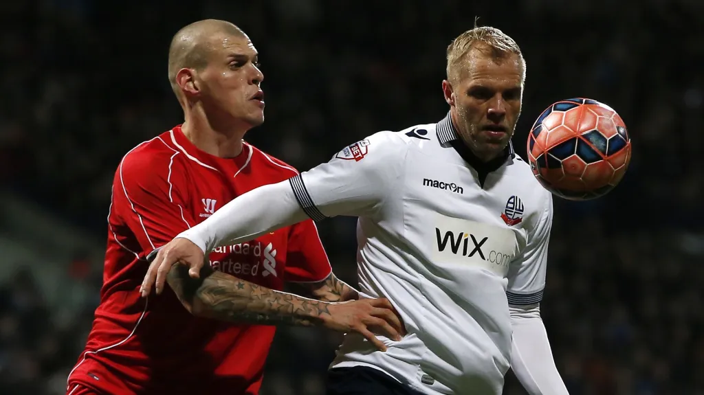 Eidur Gudjohnsen v dresu Boltonu