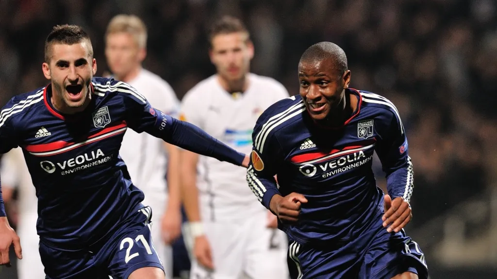 Radost hráčů Lyonu