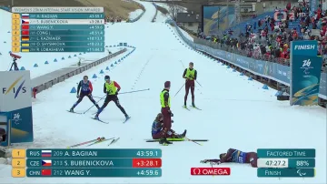 Bubeníčková získala stříbro v běhu na lyžích na 20 km s intervalovým startem