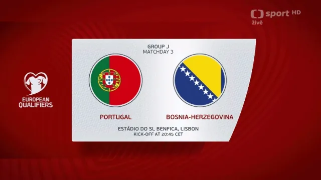 Sestřih utkání Portugalsko – Bosna a Hercegovina