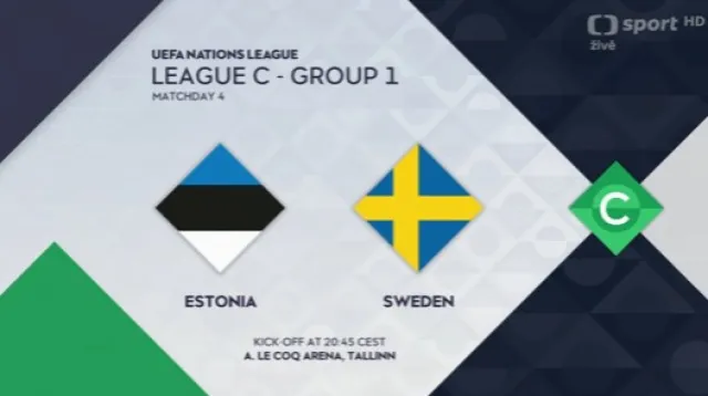 Sestřih utkání Estonsko – Švédsko