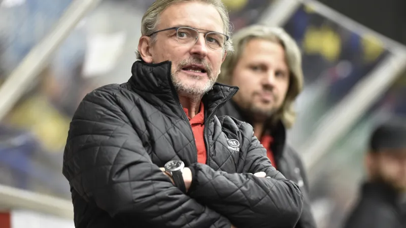 Duo hlavních trenérů Olomouce Moták a Tomajko