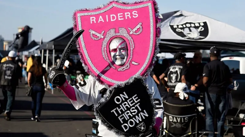 Fanoušek Oakland Raiders
