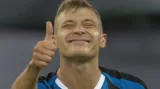 Gól v utkání Inter - Leverkusen: Barella - 1:0 (15. min.)