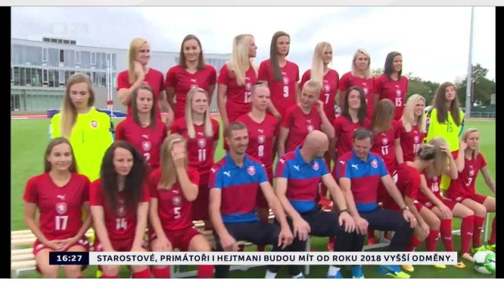 České fotbalistky se připravují na úvod kvalifikace MS