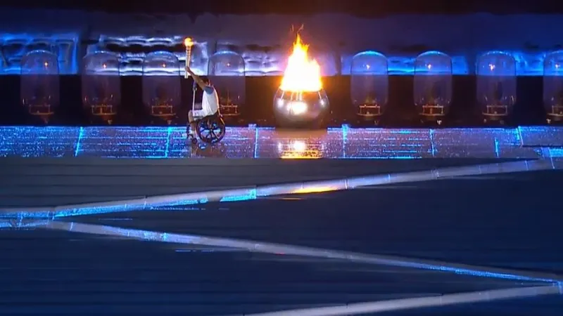 Slavnostní zapálení paralympijského ohně