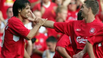 Radost hráčů Liverpoolu