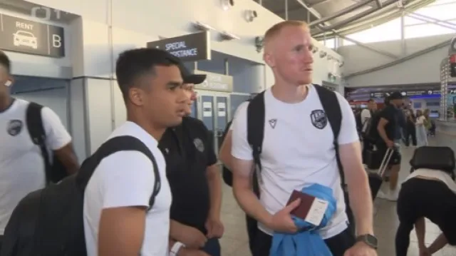 Fotbalisté Plzně odletěli k odvetě do Skotska