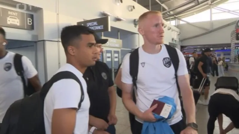 Fotbalisté Plzně odletěli k odvetě do Skotska