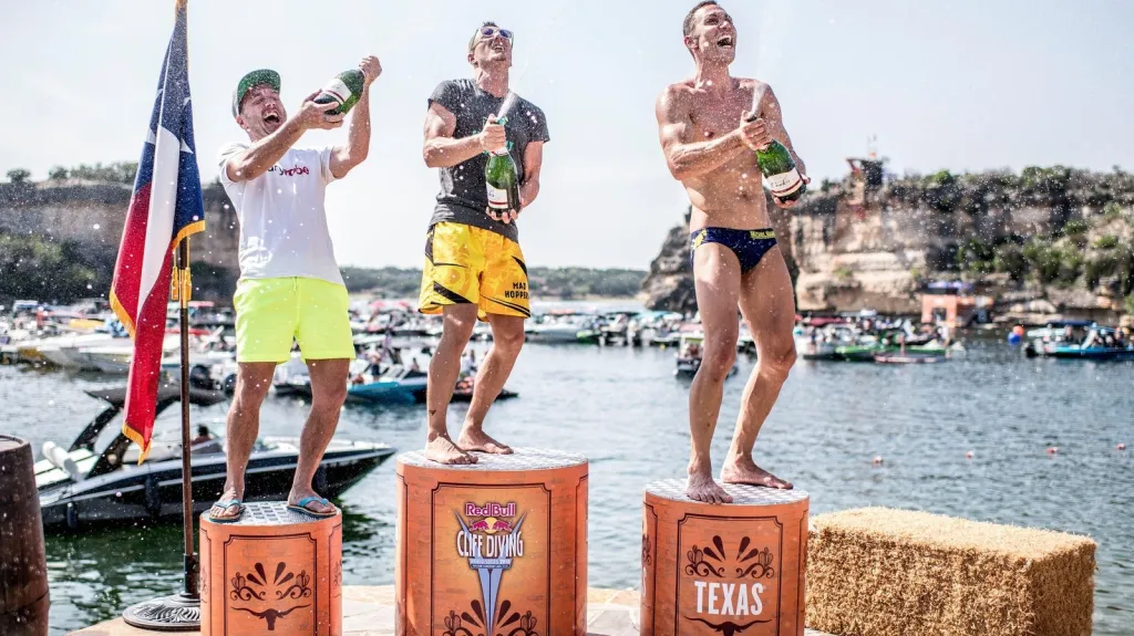 Stupně vítězů na Cliff Diving v Texasu