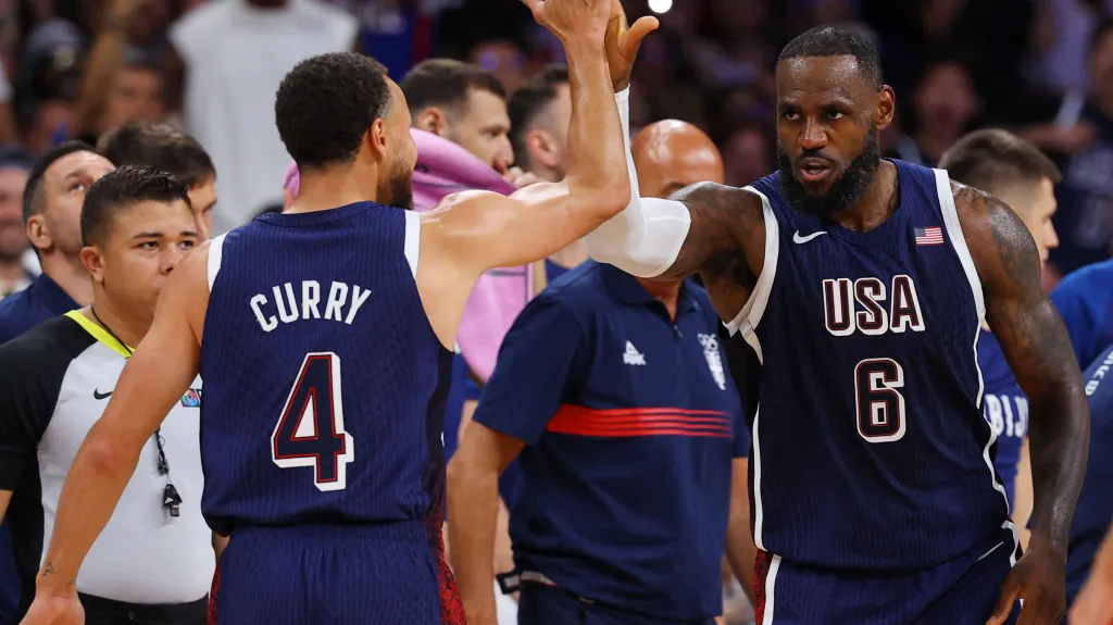 Americké hvězdy Curry a James na olympiádě v Paříži