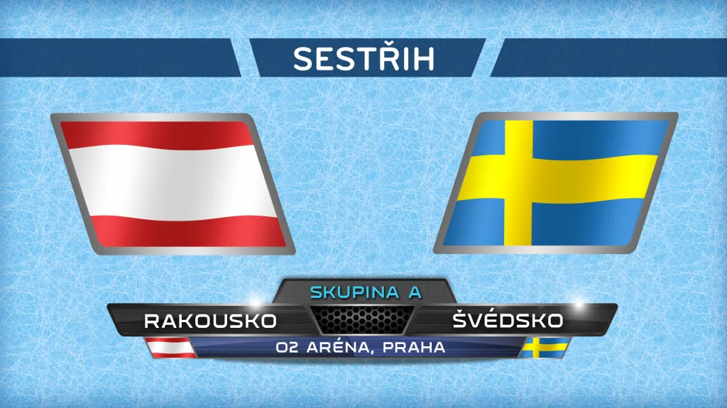 Sestřih utkání Rakousko - Švédsko