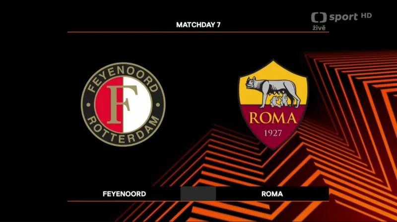 Sestřih utkání Feyenoord Rotterdam – AS Řím