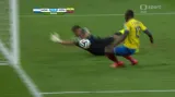 Gól v utkání Honduras - Ekvádor: E. Valencia - 1:1 (34. min.)