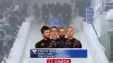 První jízda Vrbova čtyřbobu ve Winterbergu