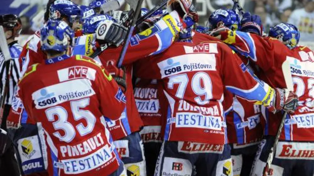 Radost hráčů Pardubic