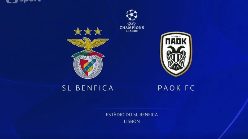 Sestřih utkání Benfica Lisabon – PAOK Soluň