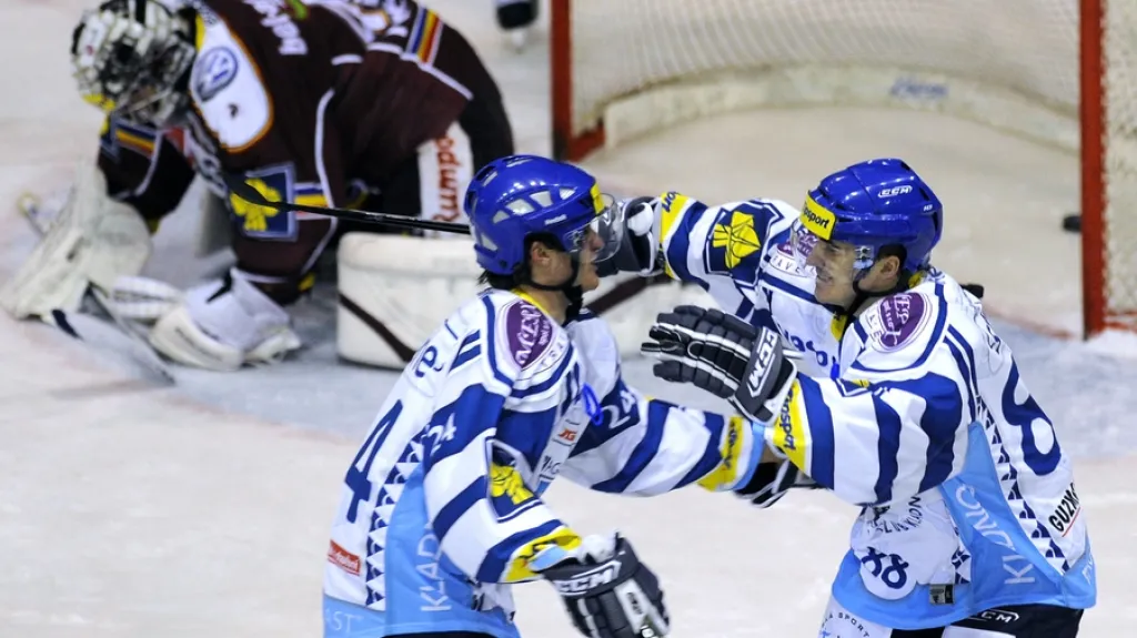 Radost hokejistů Kladna