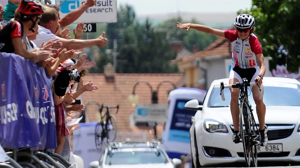 Martina Sáblíková na MČR v cyklistice