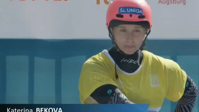 Finálová jízda s Kateřinou Bekovou