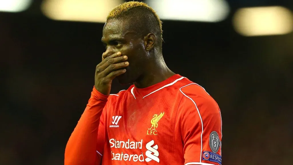 Mario Balotelli v dresu Liverpoolu