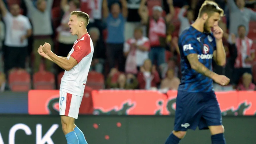 Radost Lukáše Provoda v dresu Slavie