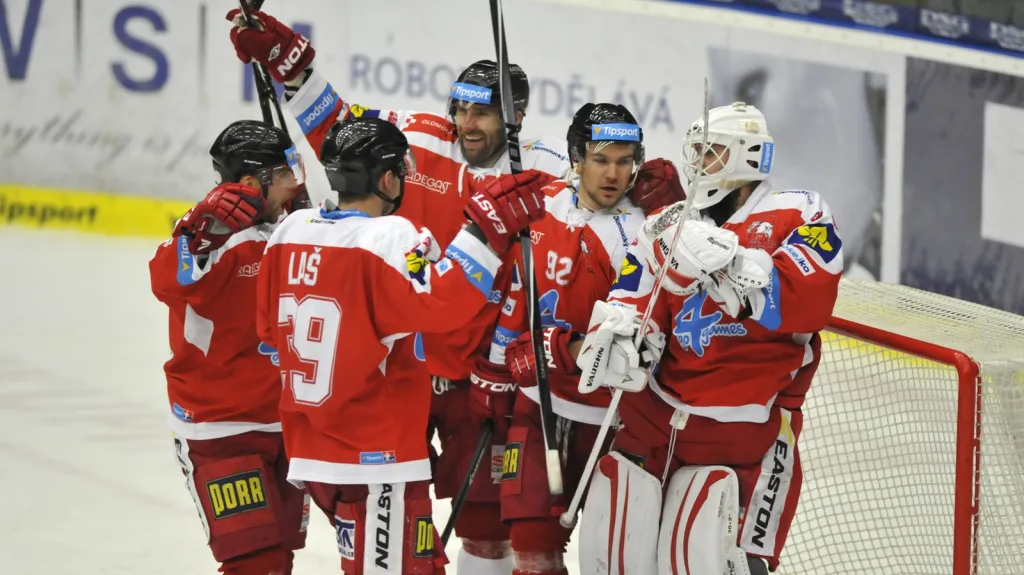 Radost hokejistů Olomouce