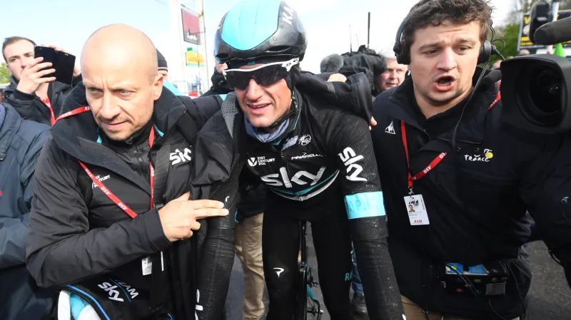 Wouter Poels vyhrál v Lutychu první Monument pro Team Sky