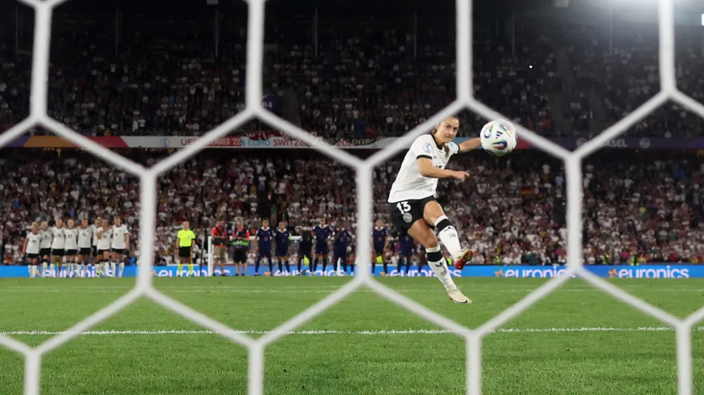 Německé fotbalistky zvítězily po penaltovém rozstřelu