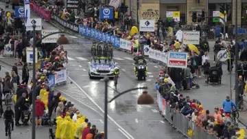 Taco van der Hoorn na trati časovky