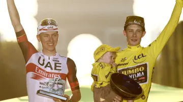 Tadej Pogačar a Jonas Vingegaard