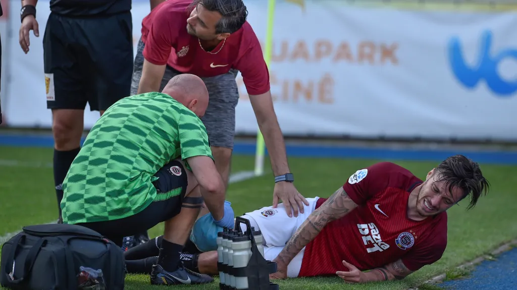 Zraněný Václav Kadlec 