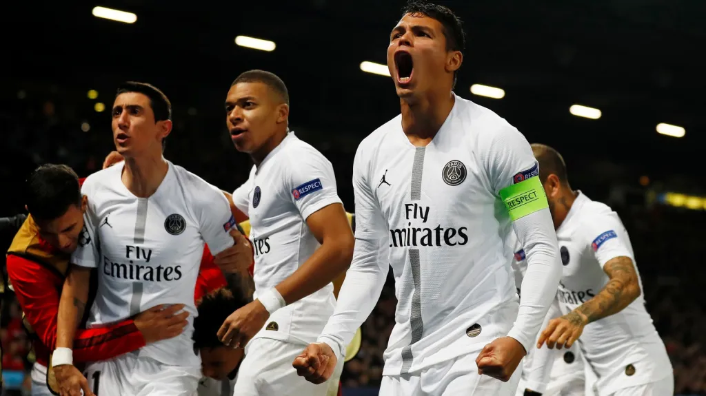 Radost fotbalistů Paris St. Germain