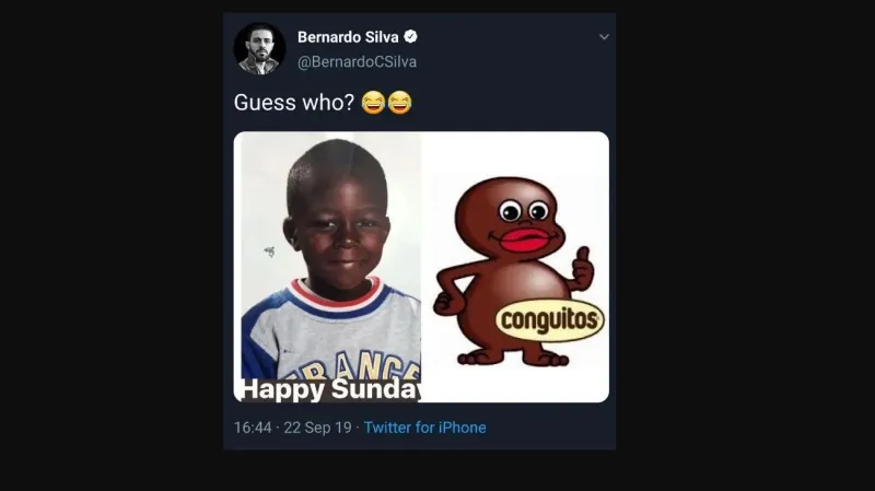 Příspěvek Bernarda Silvy na sociální síti Twitter