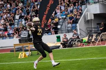 Wide receiver Znojma Vojtěch Vojtěch