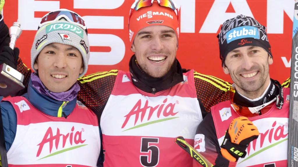 Johannes Rydzek na stupních vítězů