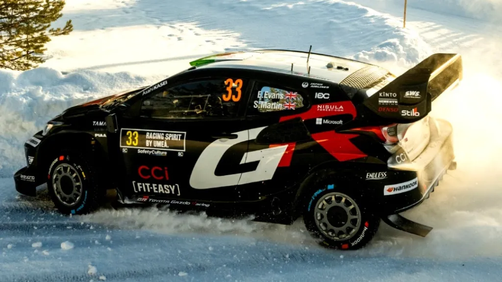 Elfyn Evans podruhé vyhrál Švédskou rallye