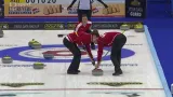 Sestřih curlingu Dánsko - Švýcarsko