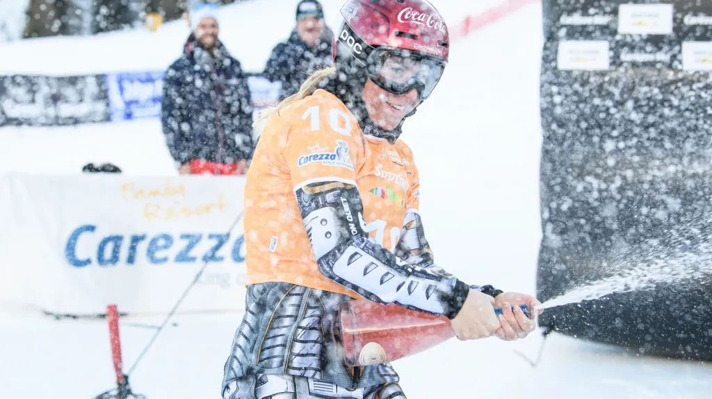 Slavící Ester Ledecká