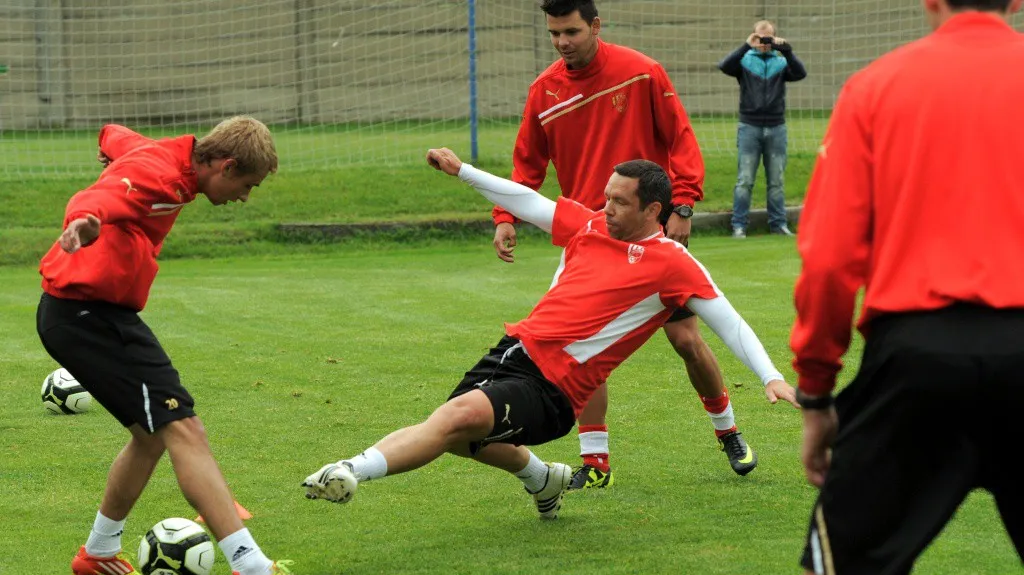 Příprava fotbalistů Plzně