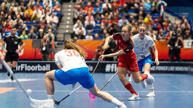 Sestřih finále MS florbalistek Česko – Švýcarsko