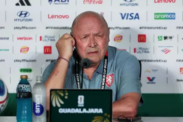 MIroslav Koubek na tiskové konferenci v Guadalajaře
