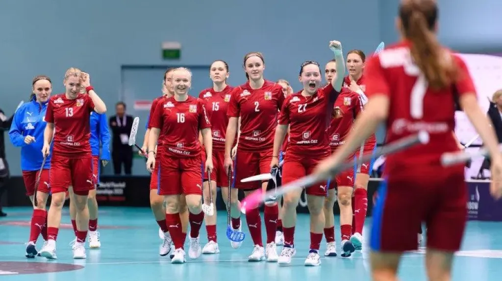 Radost českých florbalistek na MS