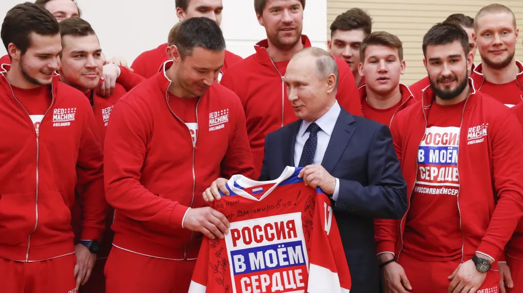 Vladimir Putin a ruští sportovci