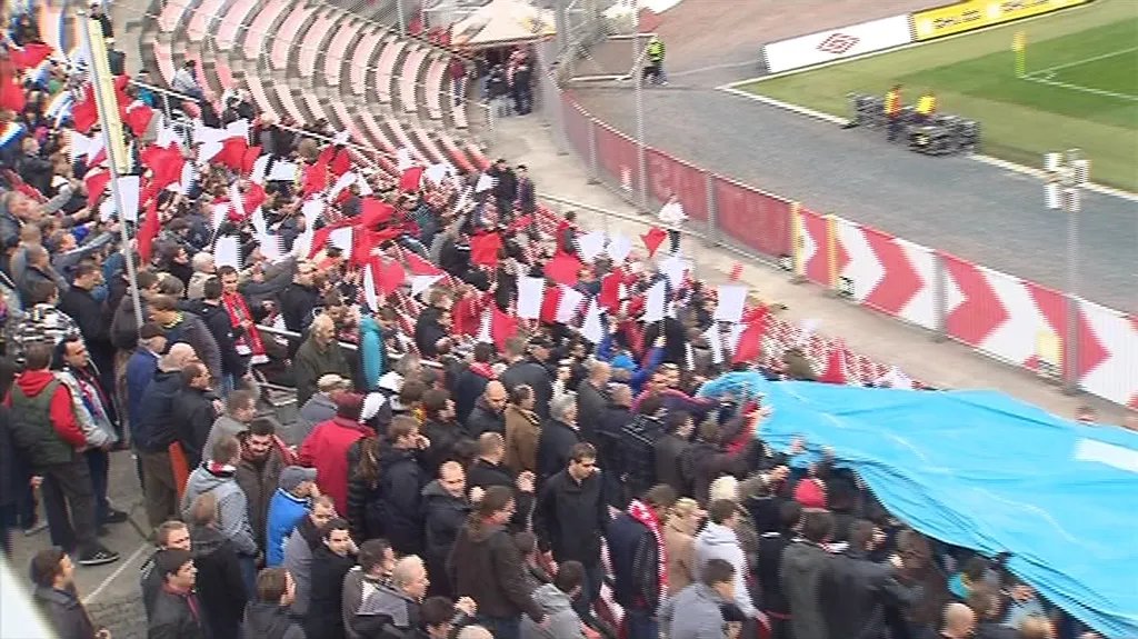 Fanoušci fotbalové Zbrojovky