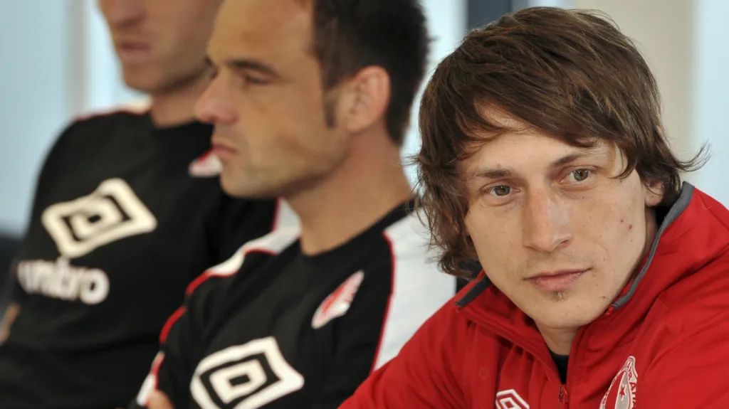 Martin Poustka na tiskové konferenci