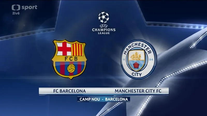 Sestřih utkání Barcelona - Manchester City
