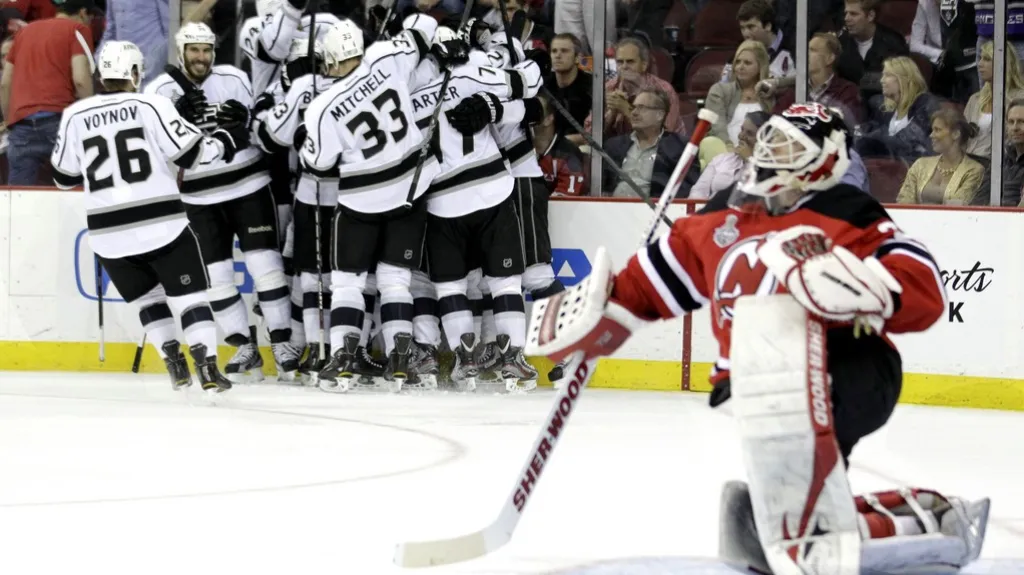 Radost hráču Los Angeles Kings